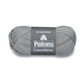 Patons Yarn, 3.5 oz, 205 yds, Pale Grey Mix