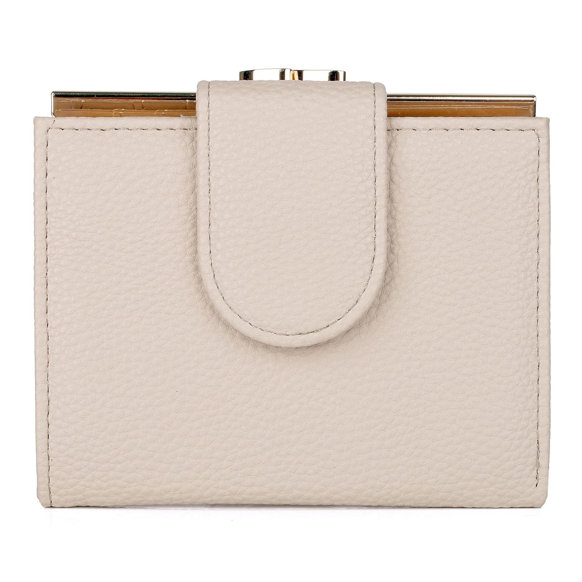 JYS Enterprise Julia Buxton Pebble RFID Lexington Wallet White Pepper