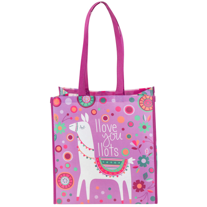 Stephen Joseph Kids Large Recycled Gift Bags, Llama