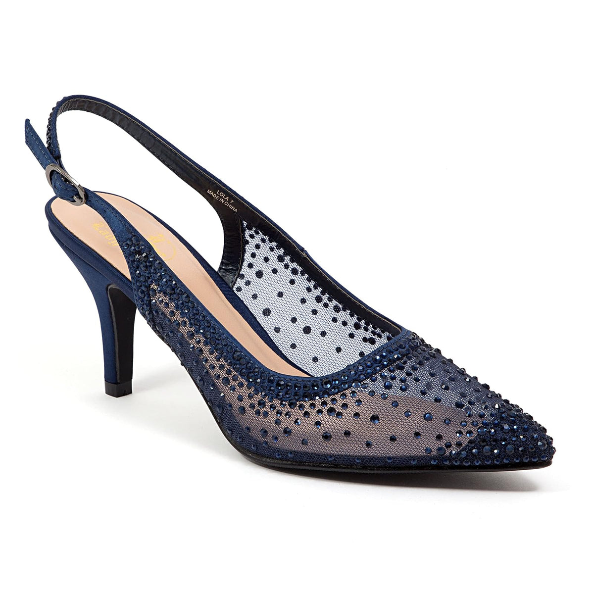 Lady Couture Sandal, 6, Navy