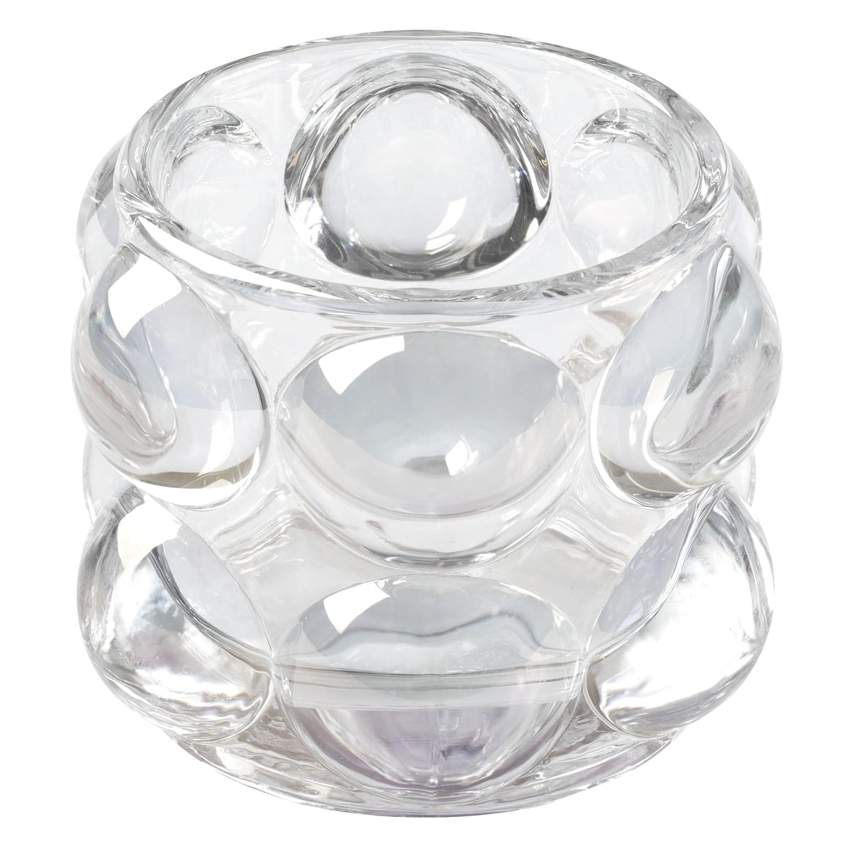Karma Candle Holder, 3.25" x 2.5", Clear