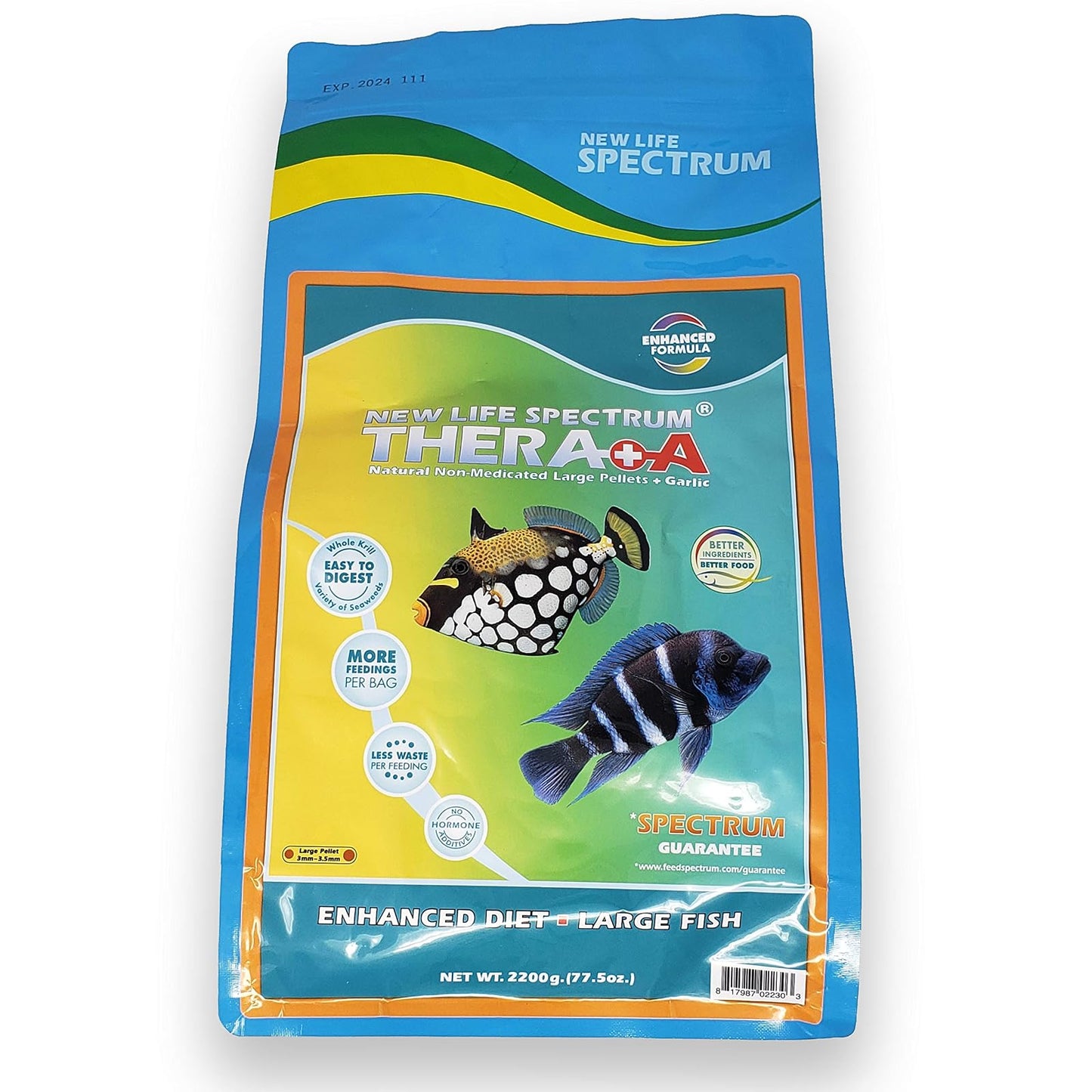 New Life International Naturox Thera A+ Large for Fresh & Saltwater Fish Bag 2200g