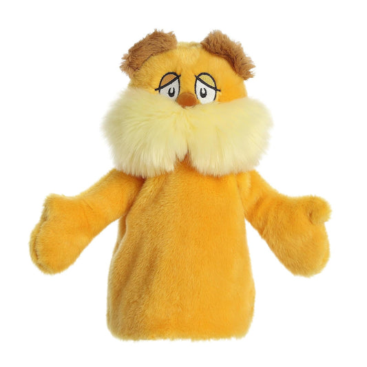 Aurora 15962 Dr. Seuss Lorax Hand Puppet Plush Toy, 10-inch Height, Yellow