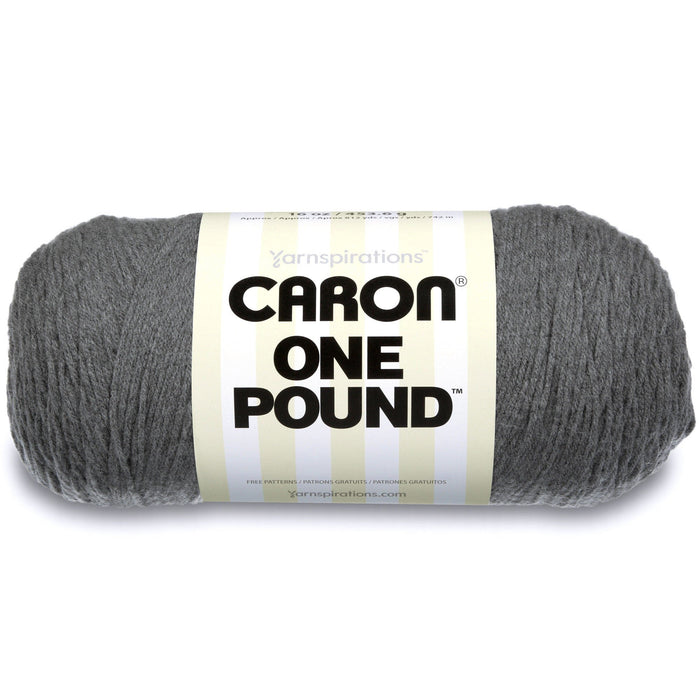 Caron Yarn, 1 Pack, Medium Gray Mix