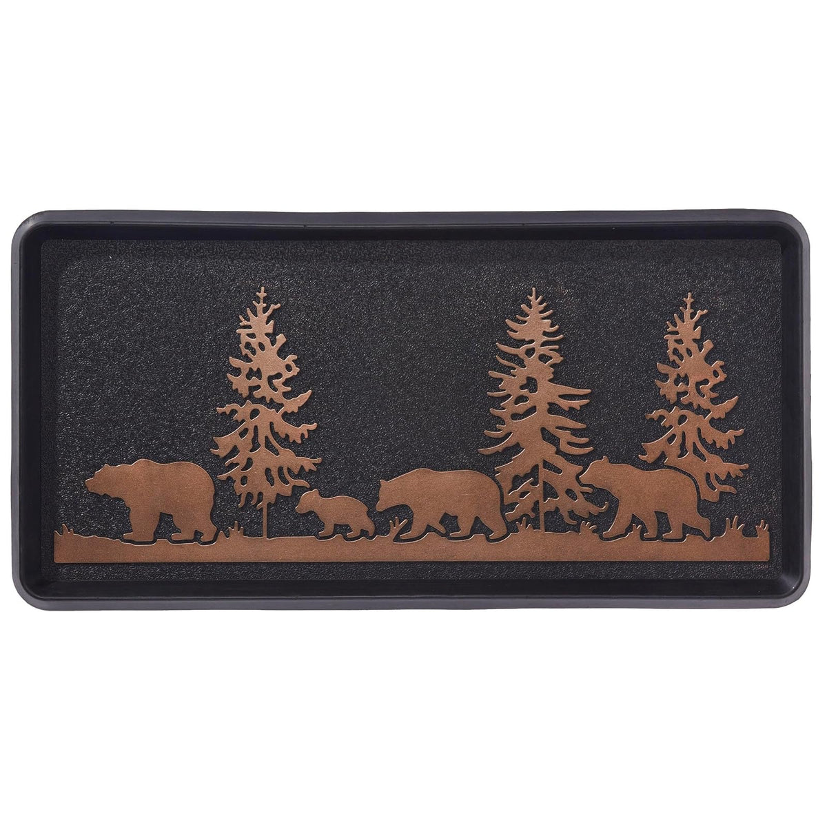 Home Furnishings By Larry Traverso Tray, 32" x 16" x 1", Bears