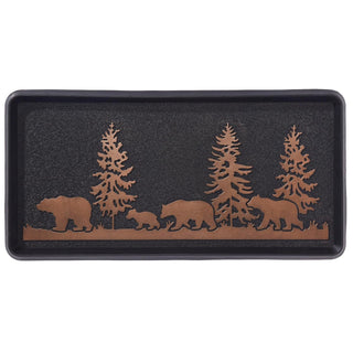 Home Furnishings By Larry Traverso Tray, 32" x 16" x 1", Bears