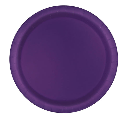 Unique Industries party tableware, 16ct, Dark Purple