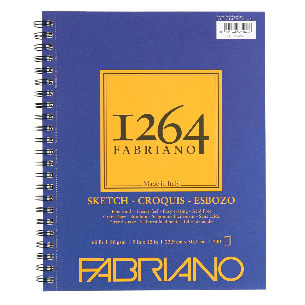 Fabriano Art Media Paper, 9 x 12, Light Cream