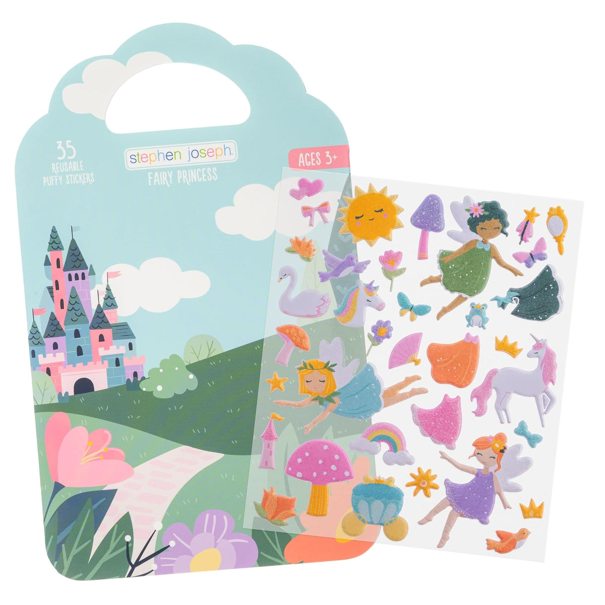 Stephen Joseph Sticker Decal, 5.75" x 9.25", Fairy Princess