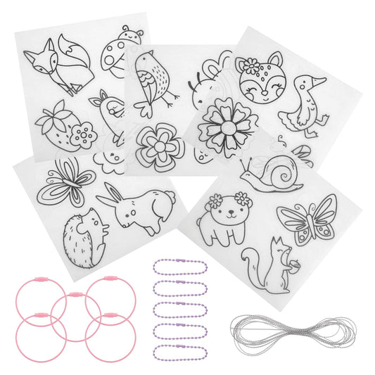 Stephen Joseph Art Craft Kit, 6 inches x 6 inches, Garden
