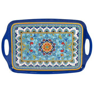Certified International Tray, 2" x 2" x 2", Multicolor,green