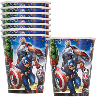 Unique Industries Unique Avengers Disposable Paper Cups, 8 Ct.