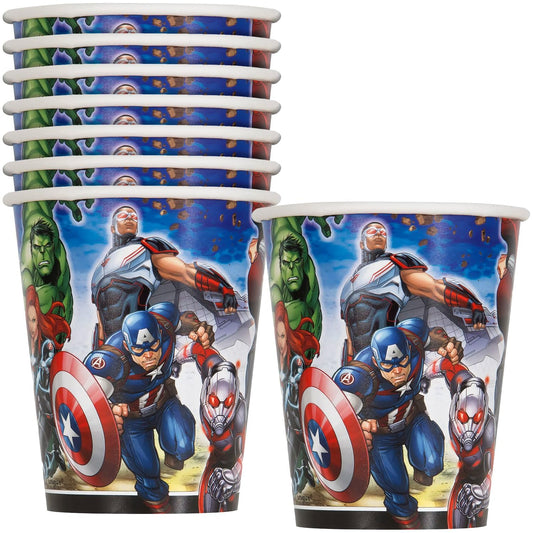 Unique Industries Unique Avengers Disposable Paper Cups, 8 Ct.