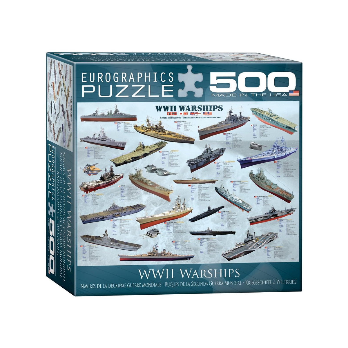 EuroGraphics Puzzles, 500 pieces, Multicolor