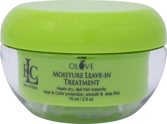 ELC Dao of Hair Pure Olove 3 Moisture Leave In Treatment 2.5 oz. Ultra Concentrated, Moisturizing, Nourishing, Balanced, Repairing Treatment that Detangles, Colored, Damaged, Over Processed and All Hair Types