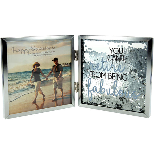 Pavilion Gift Company Picture Frame, Silver, Modern