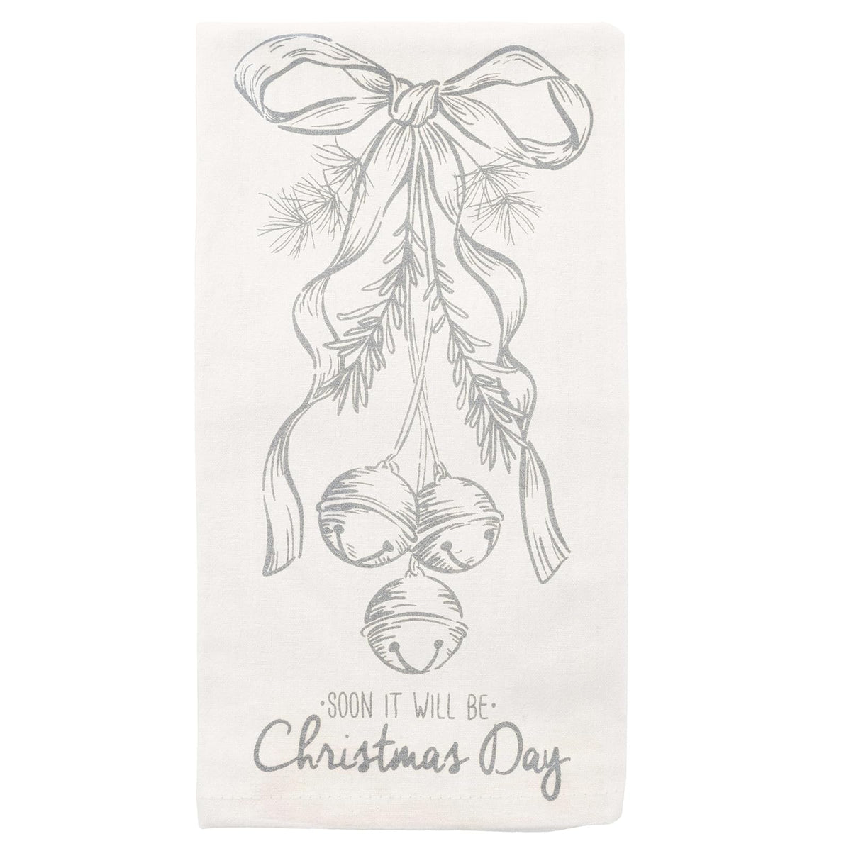 Karma Towel, Small, Silver Bells