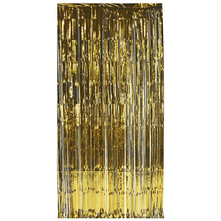 Beistle Curtain, 36"W x 96"L (Pack of 1), Gold