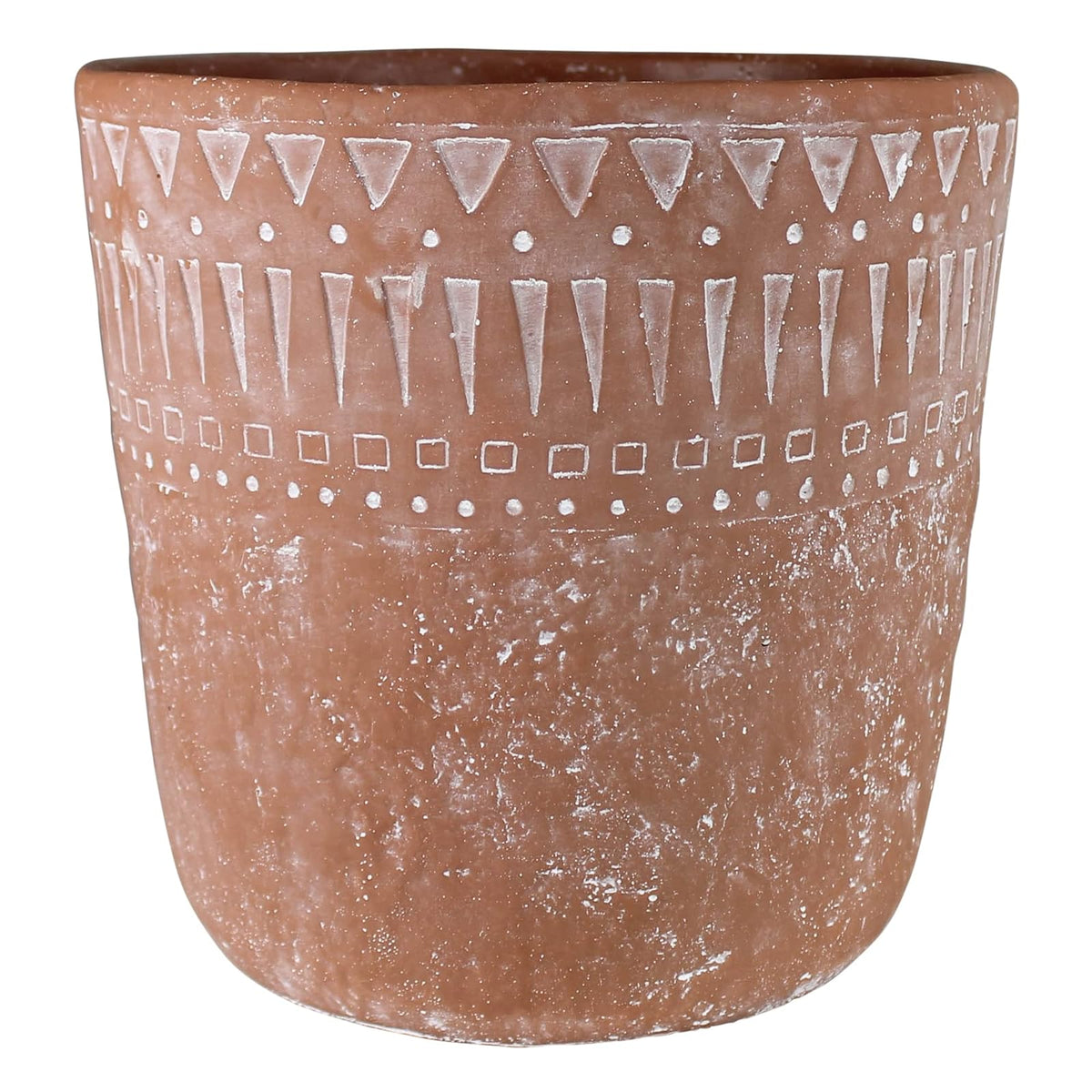 HomArt Planter, 10 x 10 x 9.5inch, White