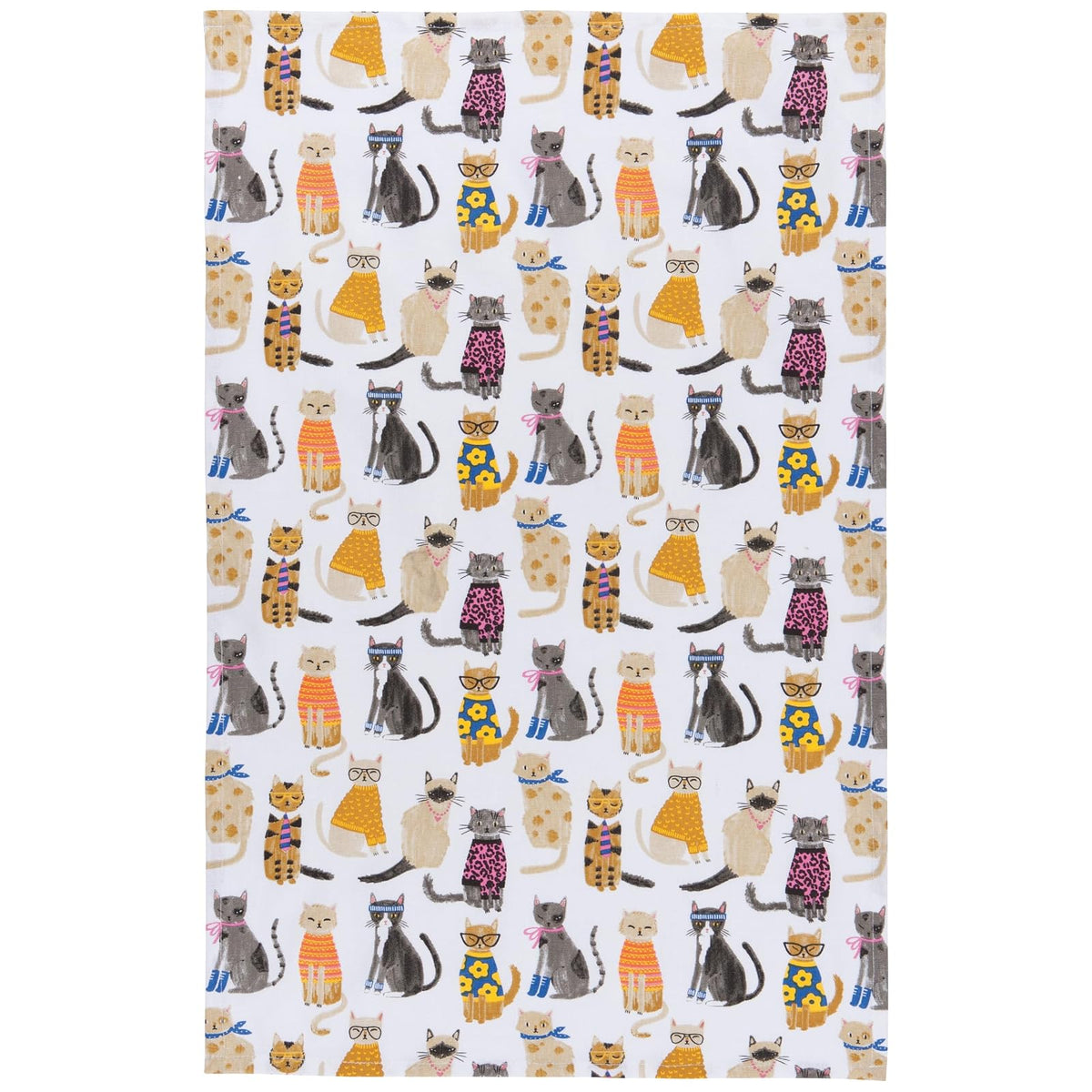 Danica Jubilee Towel, W18 x L28in, Feline Fine