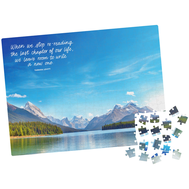 300 Piece Calm Jigsaw Puzzle for Relaxation, Stress Relief, and Mood Elevation, for Adults and Kids Ages 8 and up, Jasper Lake