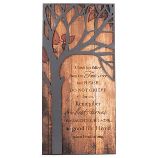 Giftcraft Wall Art, 11"L x 24"W, rustic brown