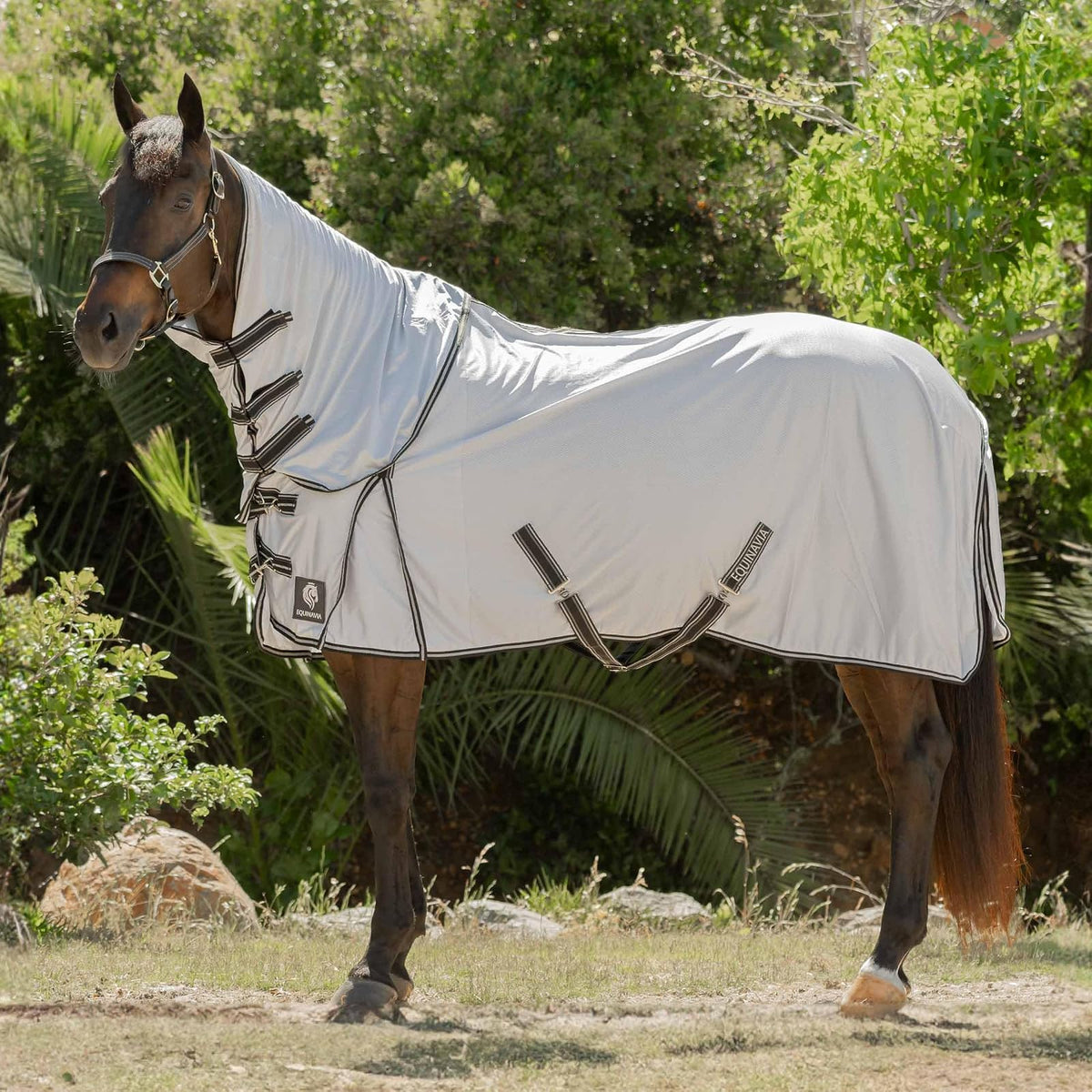 Equinavia Pet Pest Control, 69 in, Silver Gray