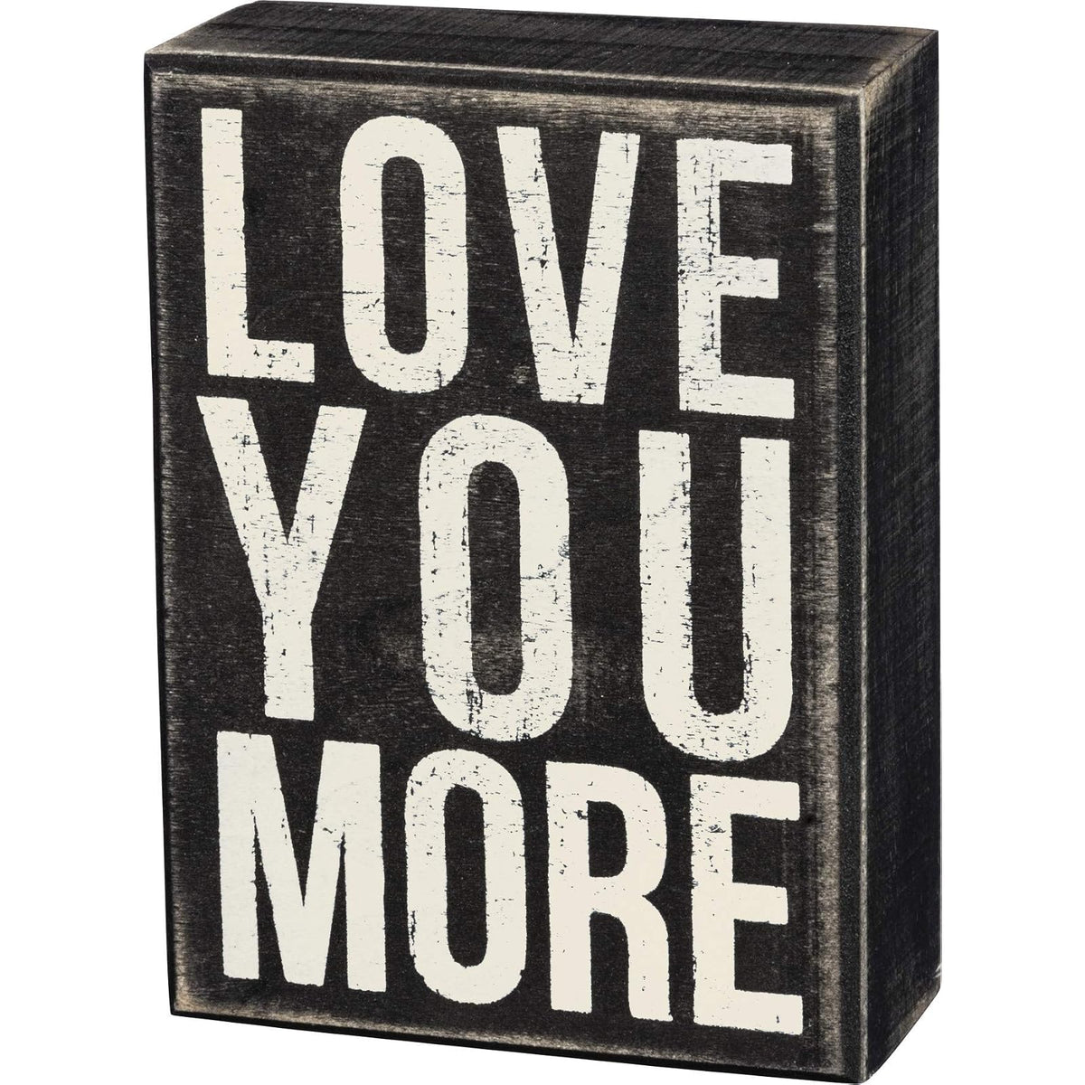 Primitives by Kathy Decorative Signage, 4" x 5.5", Rustic Black