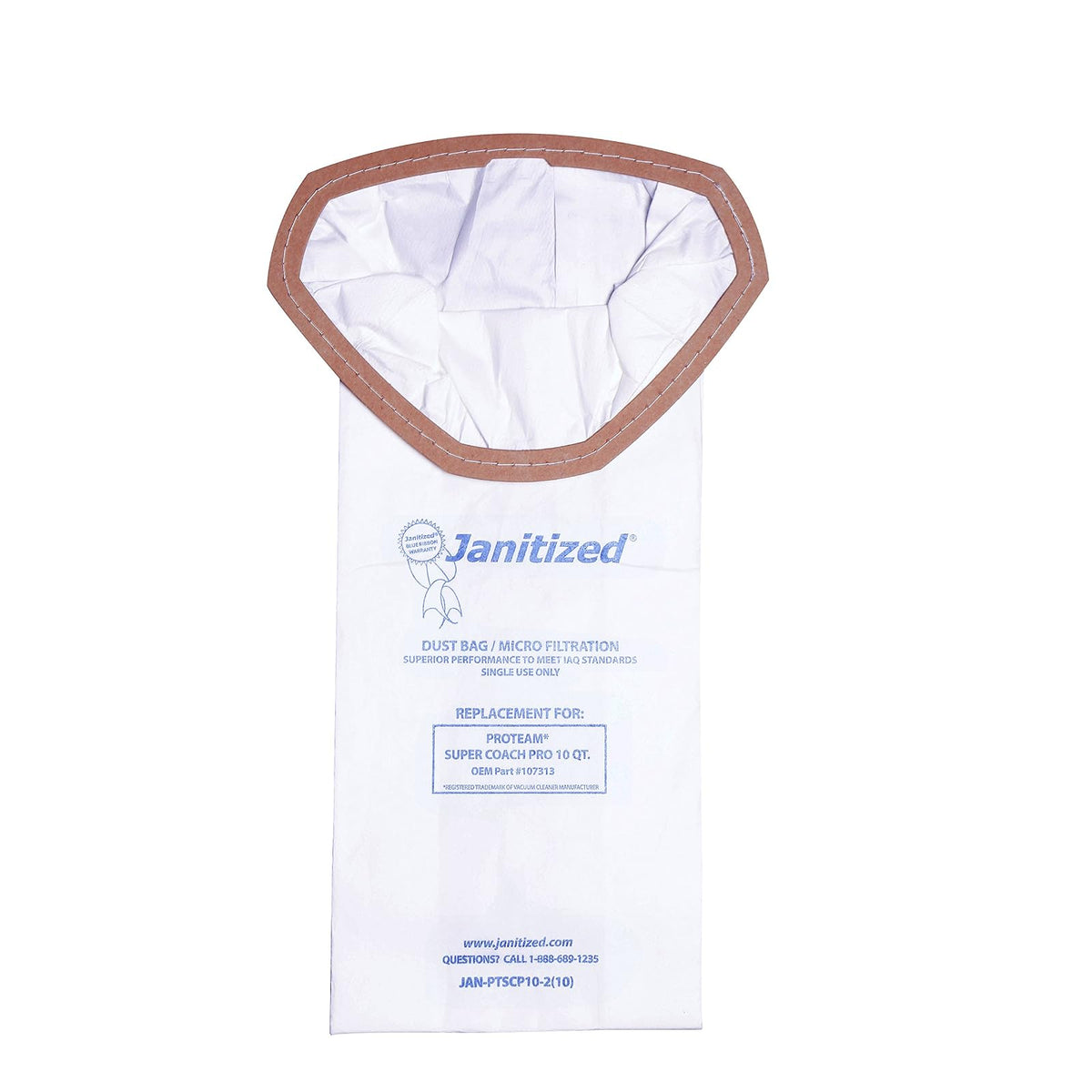 Janitized Vacuum Cleaner Bag, Cases, white
