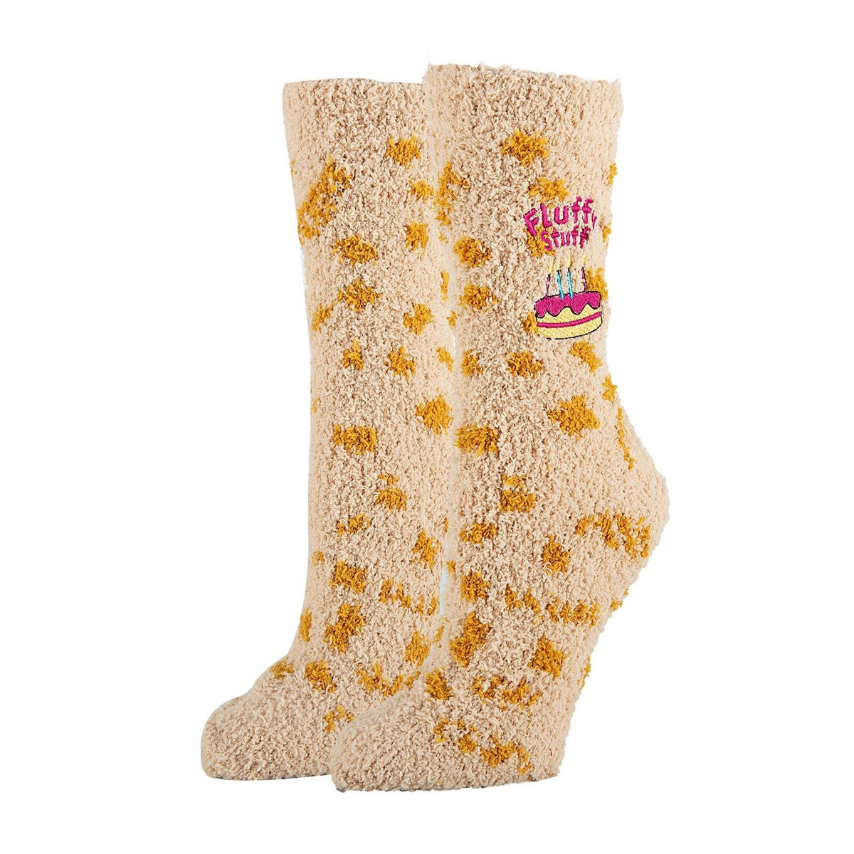 ooohyeah Socks, Fluffy Birthday, Fuzzy Slipper Socks