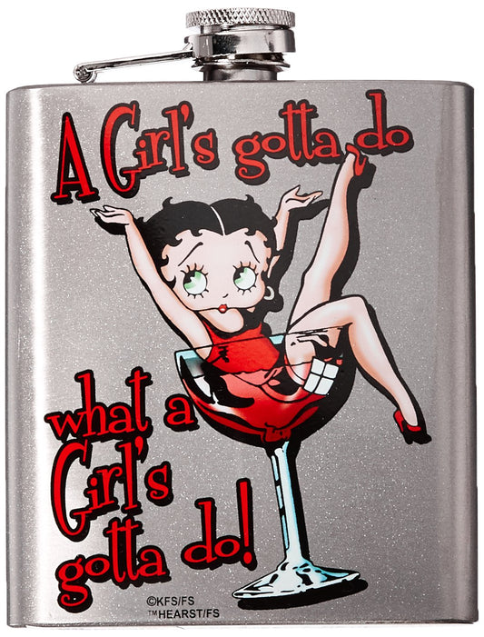 Spoontiques Betty Boop A Girls Gotta Do Hip Flask