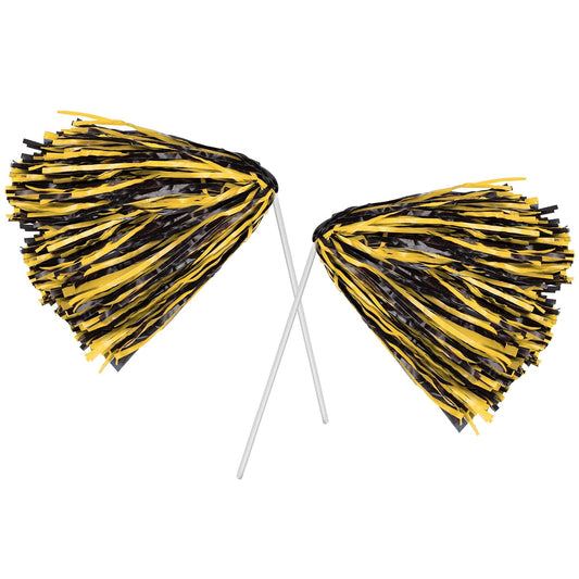 Beistle Poly Shakers, 12" x 11", Black/Golden-Yellow