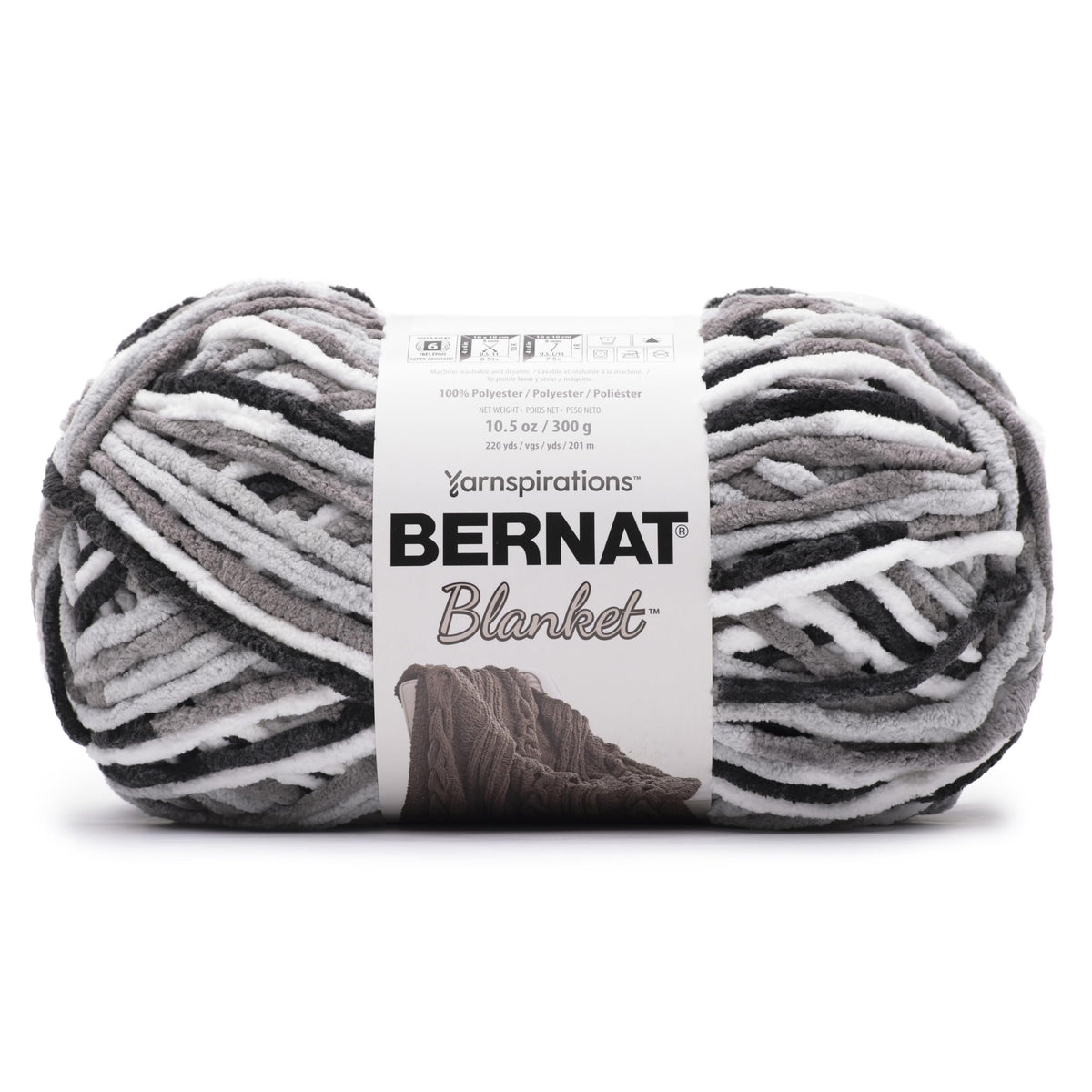 Spinrite Yarn, OS, Gray Storm