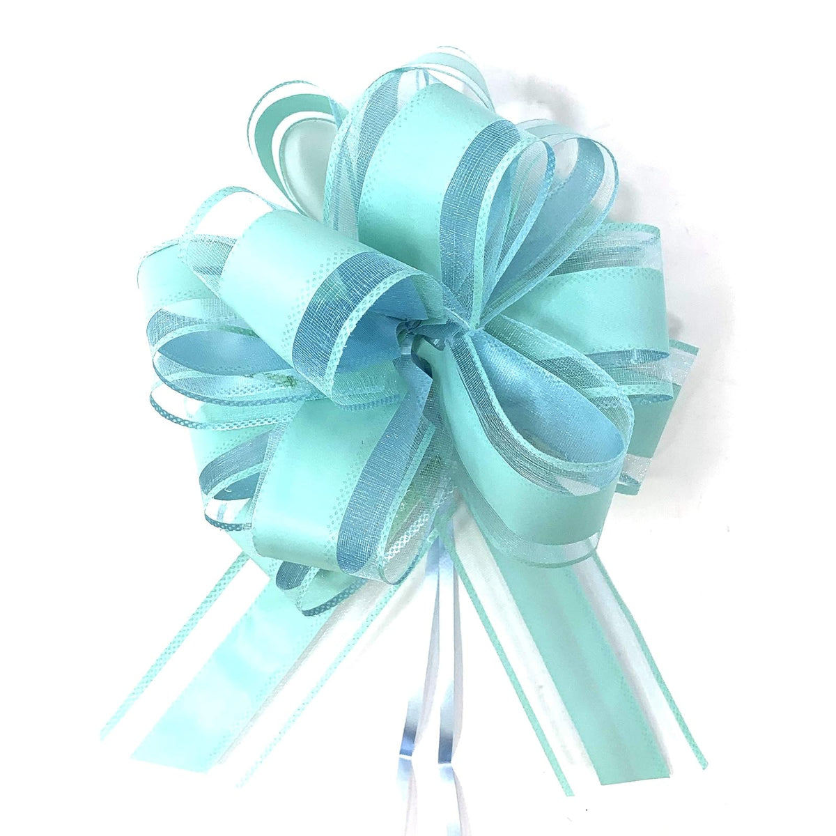 allgala Decorative Ribbon Trim, 6 Inch (Pack of 12), Turquoise