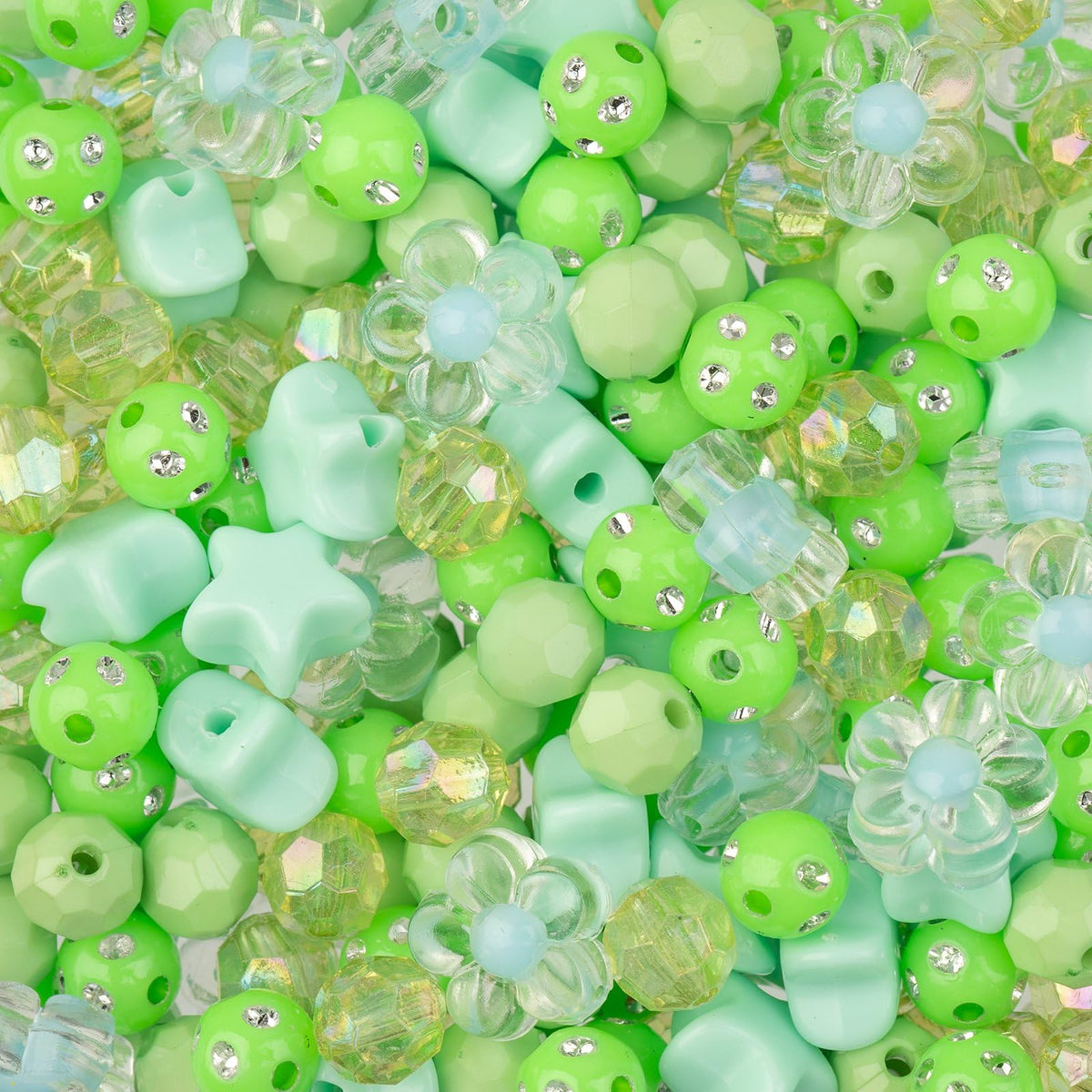 John Bead Craft Bead, 8mm, Green