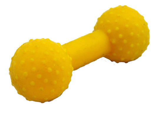 Amazing Pet Products Latex Dog Toy, 4.25-Inch, Dumbbell