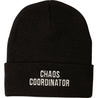 Primitives by Kathy Hat, Black, Beanie - Chaos Coordinator