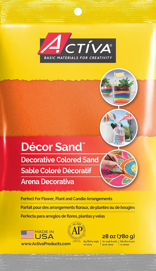ACTVA Products Sand, 28-Ounce, Orange