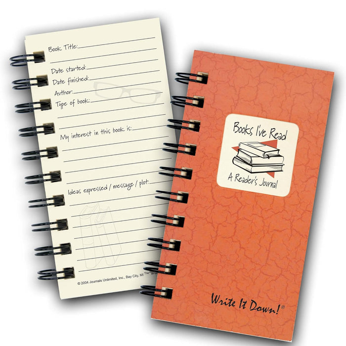 Write it Down Blank Book, Mini-size, Pumpkin Orange