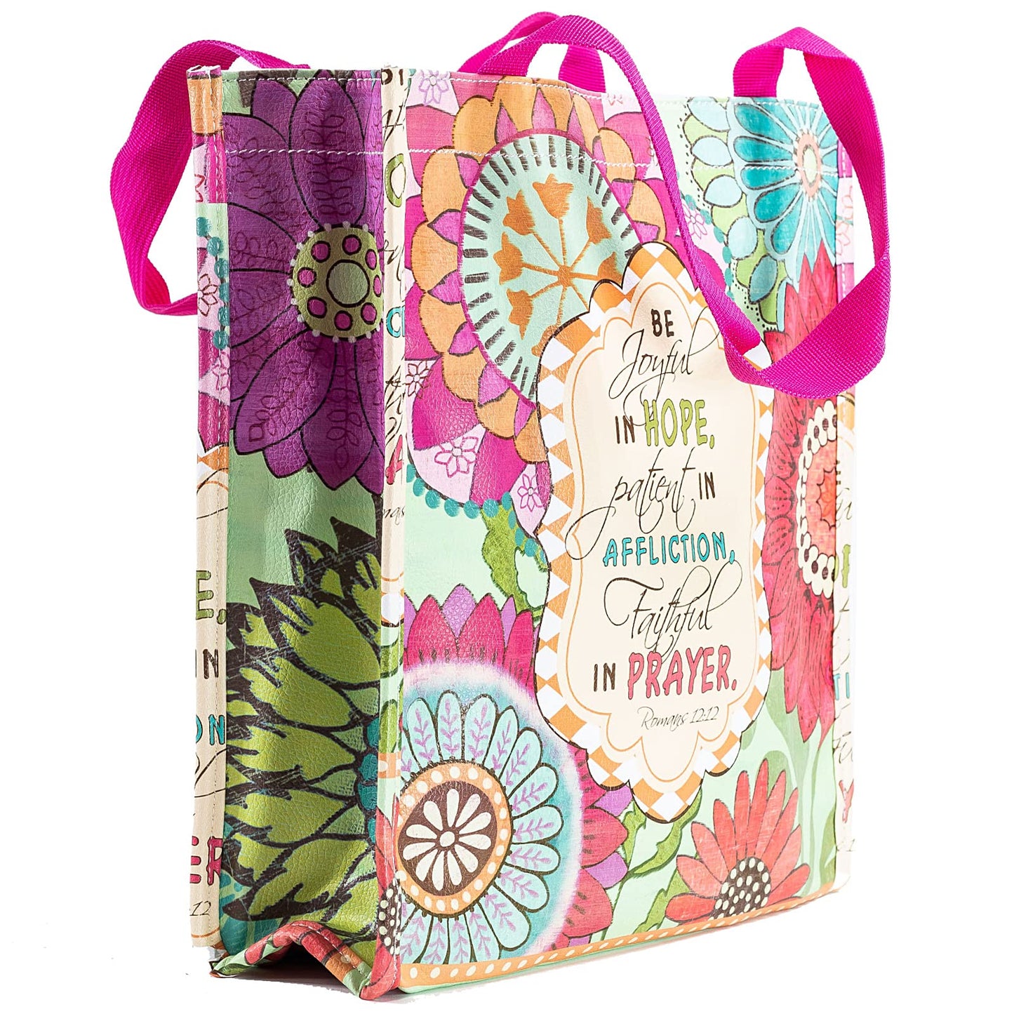 Divinity Boutique Bible Study Tote - Joyful Flower