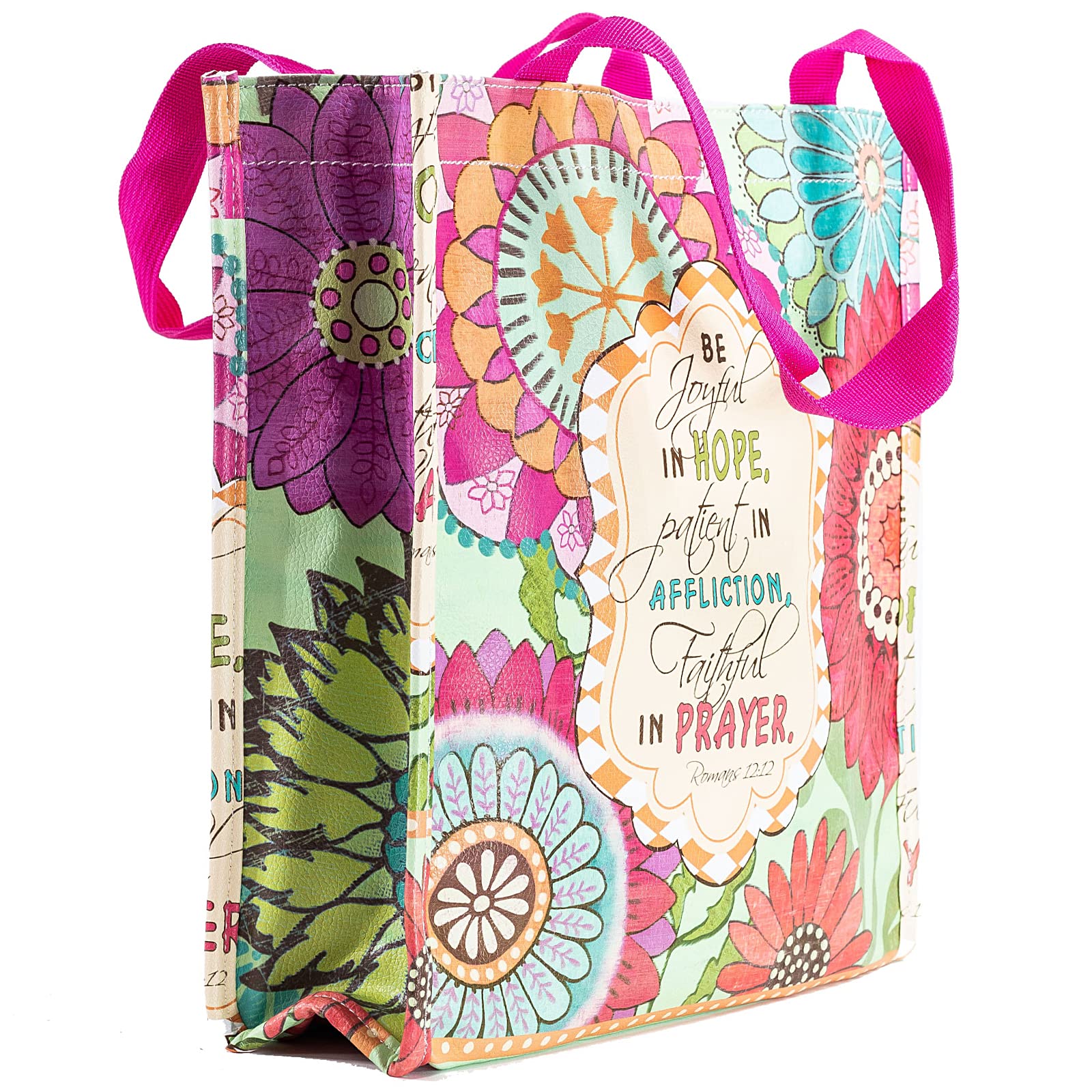 Divinity Boutique Bible Study Tote - Joyful Flower