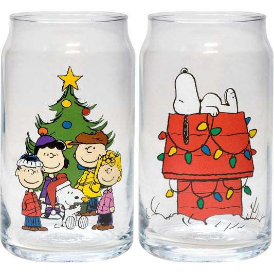 Spoontiques Drinking Cup, 16 oz, Peanuts Christmas