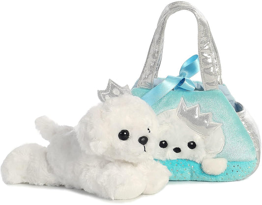 Aurora World Fancy Pals Pet Carrier, Peek-A-Boo Princess Puppy