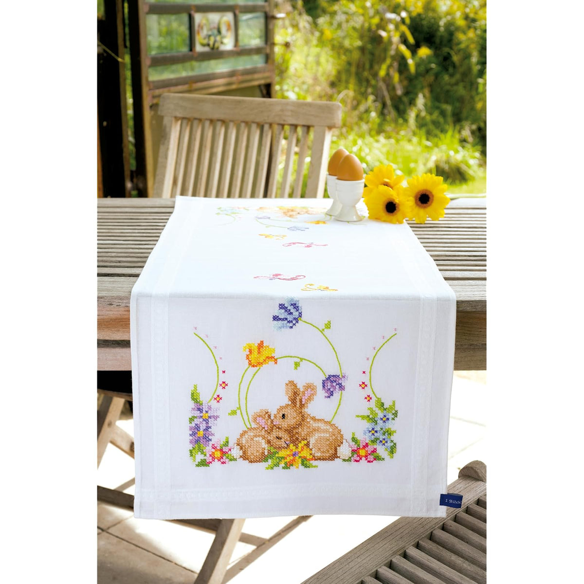 Vervaco Table Runner, 16" by 40", Transparent