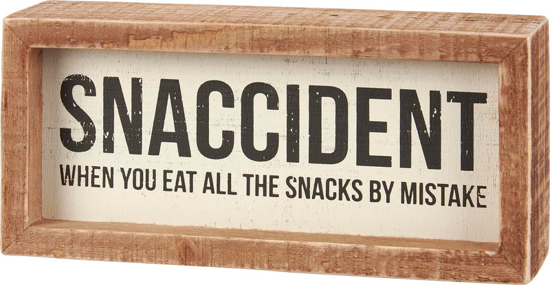Inset Box Sign - Snaccident