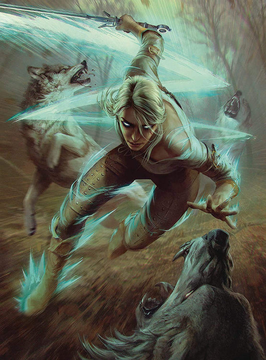 Dark Horse Deluxe The Witcher 3 Wild Hunt: Ciri & The Wolves Deluxe Puzzle (1000 Piece)