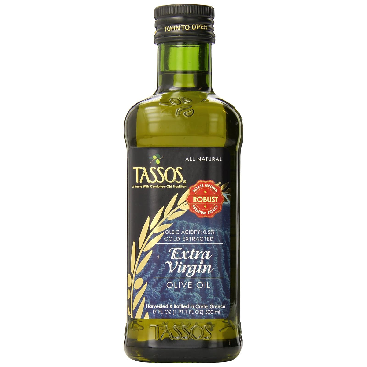 Tassos Edible Oil Vegetable, 17.0 Ounce
