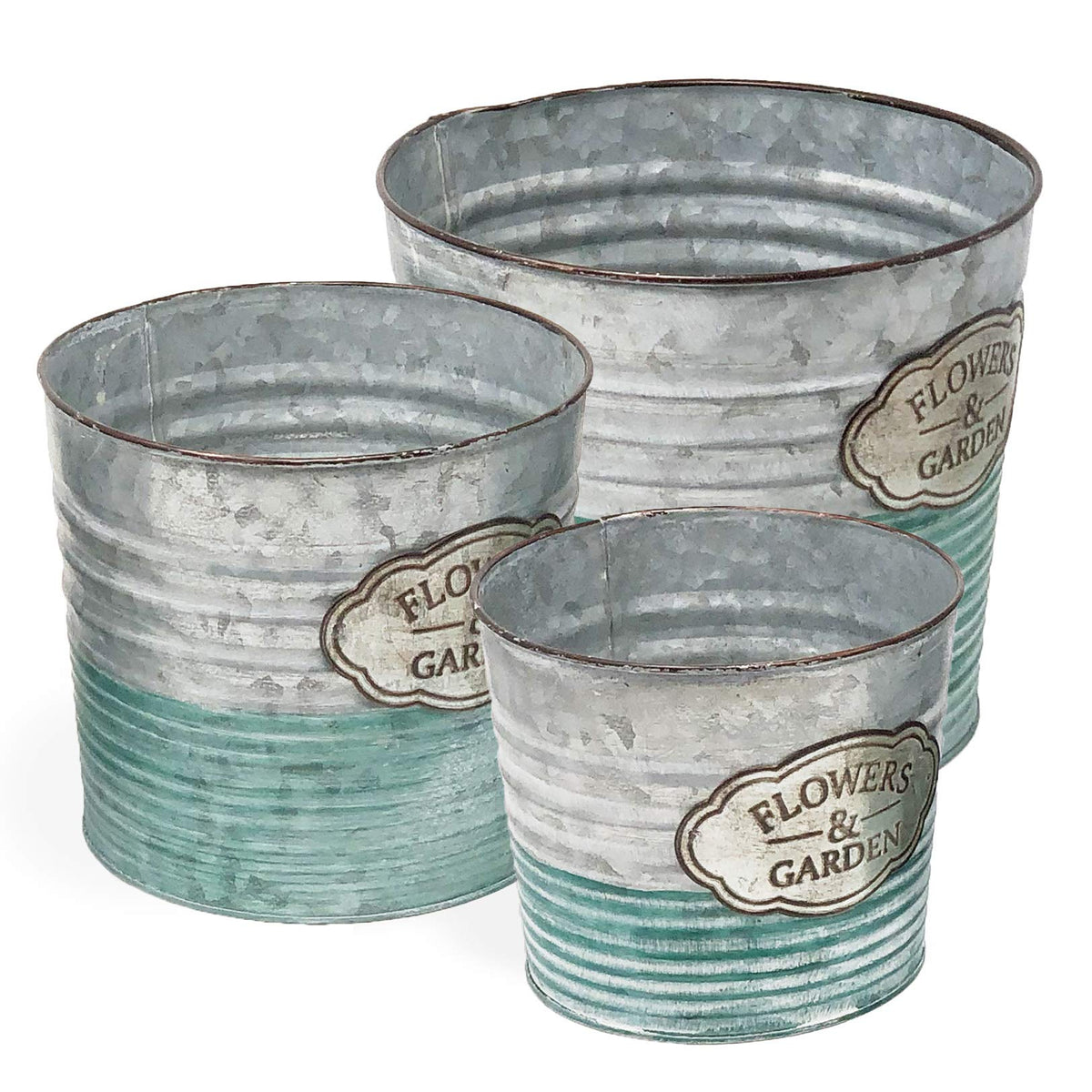 allgala Planter, 8 Inch (3-Pack), Round