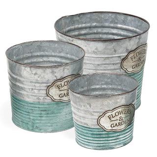 allgala Planter, 8 Inch (3-Pack), Round