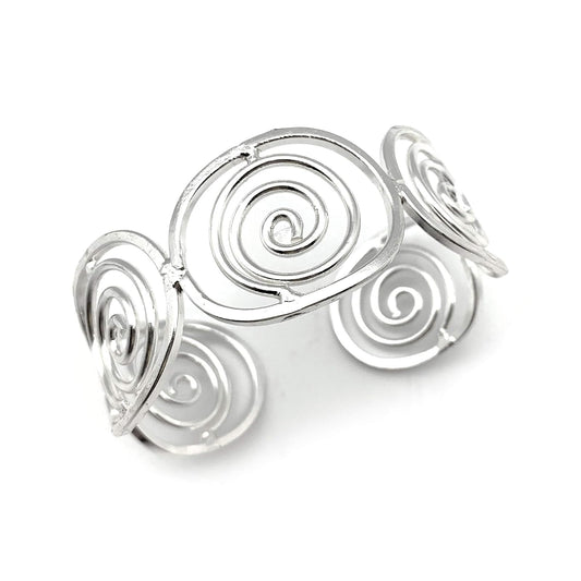 Anju Bracelet, Silver, Traditional,Cuff